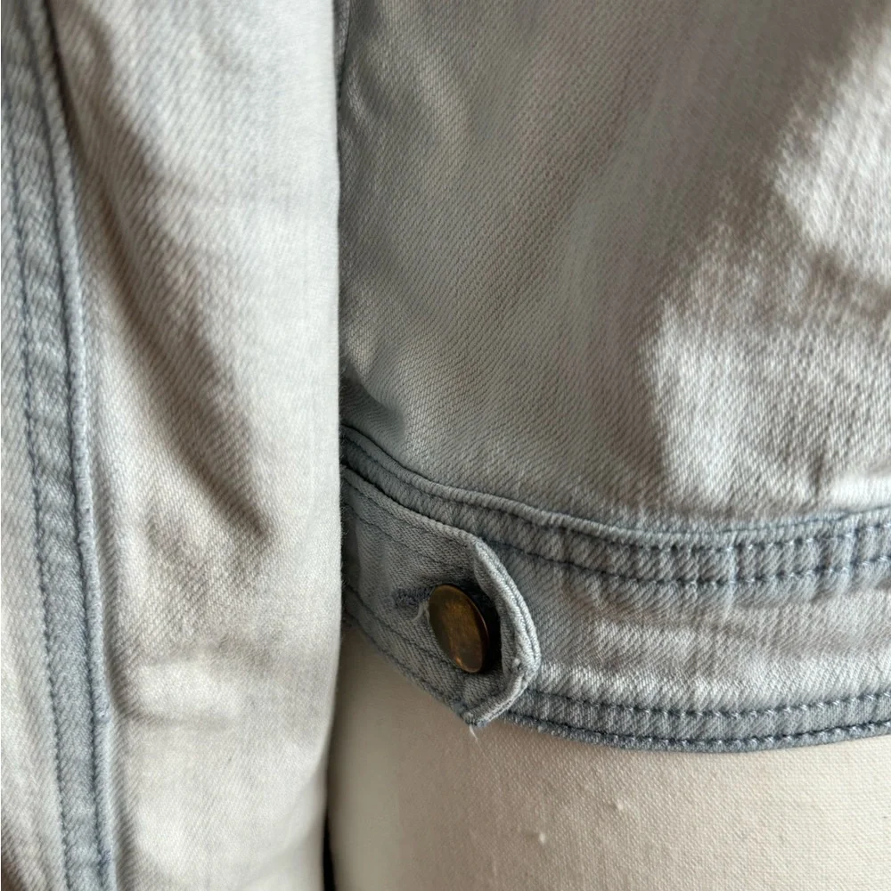 Rubbish denim light was jacket - Picture 5 of 12